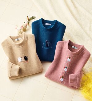 ルフラン（ルフラン）の「【３色組】【Ｃｌａｓｓｉｃａ】ブークレプルオーバー（カットソー）」｜3色組