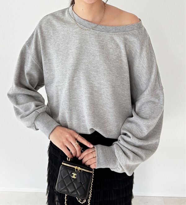 GeeRA（ジーラ）の「着回し自在！柔らか裏毛スウェット（カットソー）」｜詳細画像