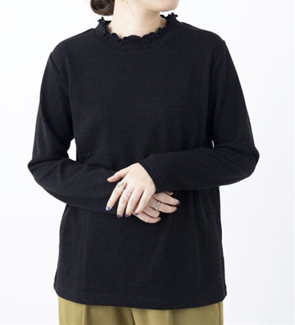 BELLUNA（ベルーナ）の「裏起毛素材ポケットデザインアンサンブル（アンサンブル）」｜詳細画像