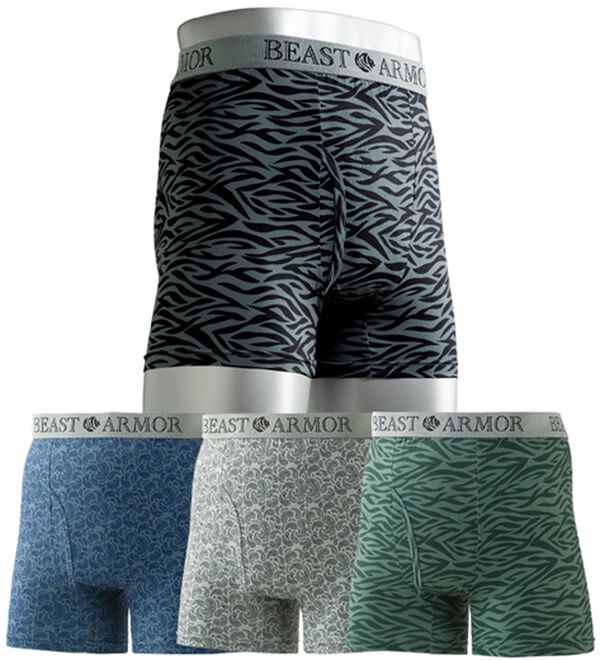 「【４枚組】＜ビーストアーマー＞ライオンガードボクサーパンツ（メンズボクサーパンツ）」｜グラフィック柄