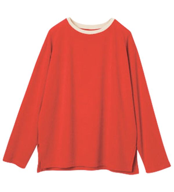 RANAN（ラナン）の「配色使いニットソープルオーバー（カットソー）」｜詳細画像