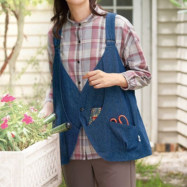 BELLUNA（ベルーナ）の「多ポケットベスト風エプロン（ベスト）」｜詳細画像