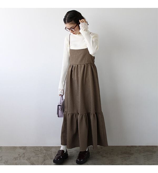 GeeRA（ジーラ）の「大人可愛い！レースが上品なハイネックニット（ニット・セーター）」｜詳細画像