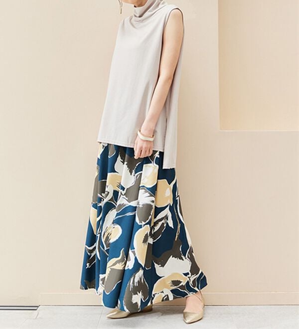 RANAN（ラナン）の「スリーブレスハイネックプルオーバー（カットソー）」｜詳細画像