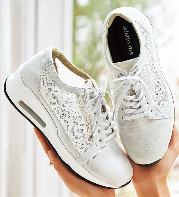 ルフラン（ルフラン）の「４Ｅフラワーレーススニーカー（スニーカー）」｜詳細画像