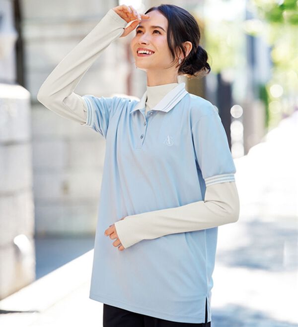BELLUNA（ベルーナ）の「着る日傘！近赤外線カットハイネックインナー（カットソー）」｜詳細画像