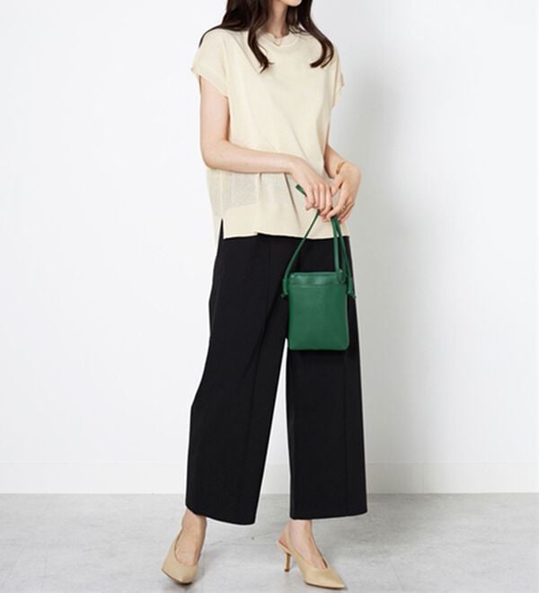 BELLUNA（ベルーナ）の「フラッシュヤーン素材サマーニット（ニット・セーター）」｜詳細画像