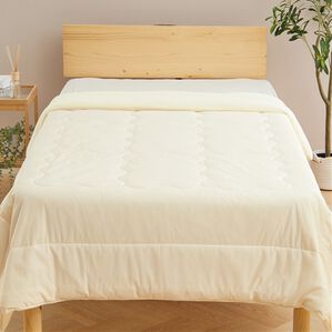 iellio（イエリオ）の「ひんやりッチ　リバーシブル冷感とろける肌掛布団＜ブランケット・夏用掛布団＞（掛布団）」｜アイボリー