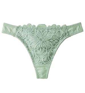 YU'NOW（ユナウ）の「レーシー脇高スッキリブラシリーズ　Ｔバック（ショーツ）」｜ミント