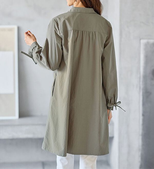 BELLUNA（ベルーナ）の「ナチュラルを楽しむナイロン素材チュニックワンピース（チュニックワンピース）」｜詳細画像