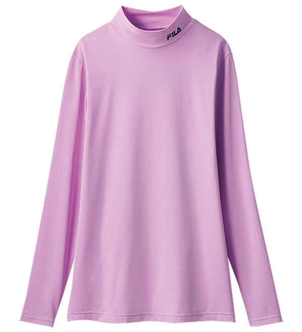 LAVIENNE（ラヴィエンヌ）の「＜ＦＩＬＡ＞ＵＶカットハイネックプルオーバー（カットソー）」｜ライラック
