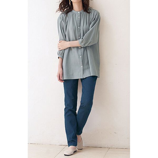 BELLUNA（ベルーナ）の「サイズ満載！裏起毛ぐん伸びデニムパンツ（フルレングスパンツ）」｜詳細画像