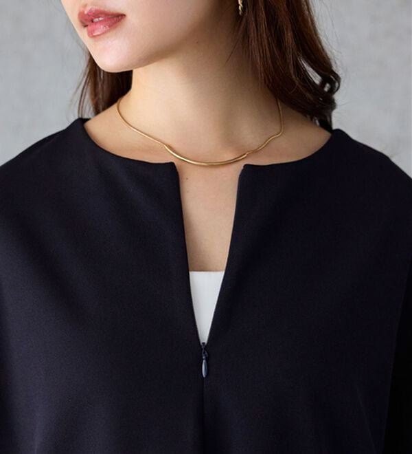 alotta（アロッタ）の「ジップ使いセットアップ（ブラウススーツ）」｜詳細画像