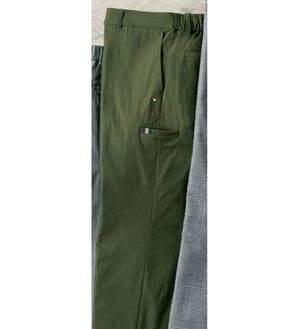 「＜アーノルド　パーマー＞快適ストレッチ裏起毛パンツ（メンズフルレングスパンツ）」｜カーキ