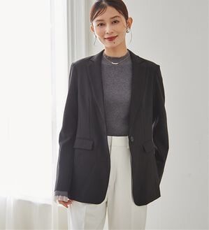 RANAN（ラナン）の「【RANAN 新定番スーツシリーズ】洗える！テーラードジャケット（その他ジャケット）」｜ブラック
