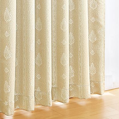 「簡単！素敵にコーディネートカーテン＆ボイルレースセット（ドレープカーテン）」