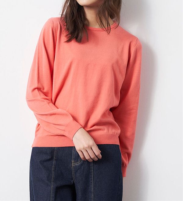 RANAN（ラナン）の「バックパール調ボタンニットプルオーバー（ニット・セーター）」｜詳細画像