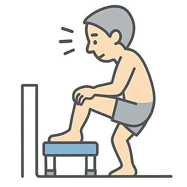 「アルミ製シャワーステップ（バス用品）」｜詳細画像