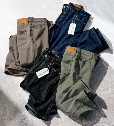 ルフラン（ルフラン）の「「垢抜け」カラーデニム（フルレングスパンツ）」