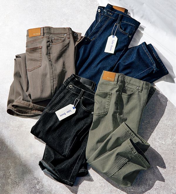 ルフラン（ルフラン）の「「垢抜け」カラーデニム（フルレングスパンツ）」｜詳細画像