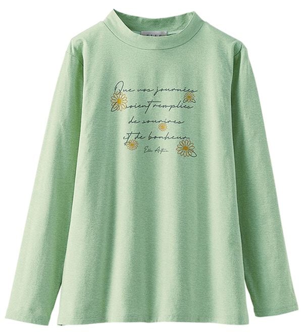 BELLUNA（ベルーナ）の「＜ＥＬＬＥ　Ａｃｔｉｖｅ＞綿タッチ裏起毛プルオーバー（カットソー）」｜詳細画像