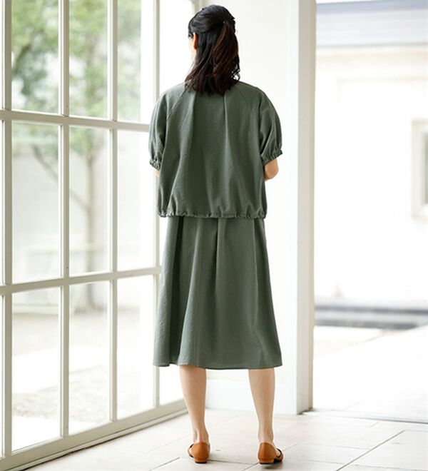 ルフラン（ルフラン）の「お買得＊活躍ブルゾン＆ワンピ（ブラウススーツ）」｜詳細画像