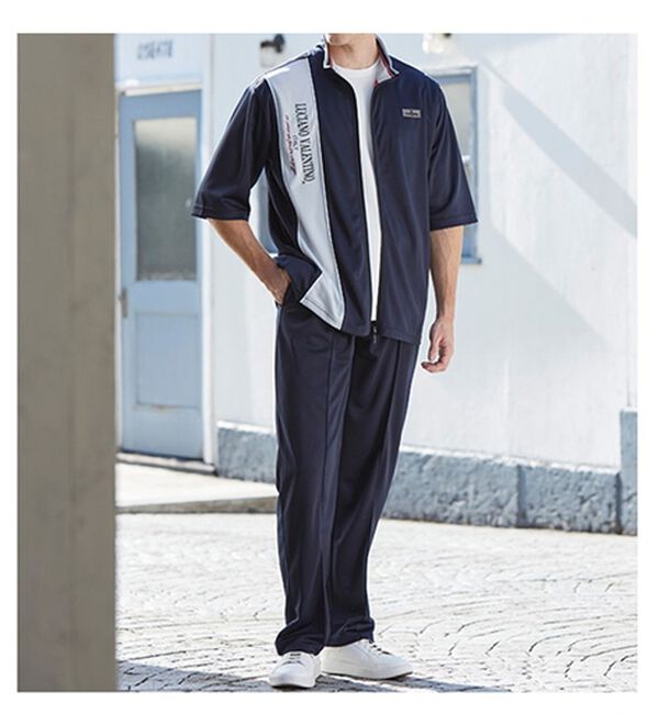 2着組】＜ルチアーノ・ヴァレンティノ＞切替デザインサマージャージ  