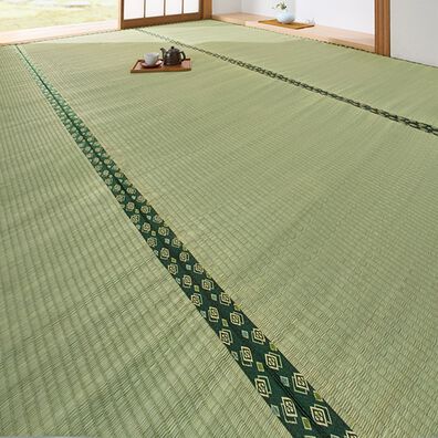 「防ダニ加工い草上敷き（い草ラグ）」