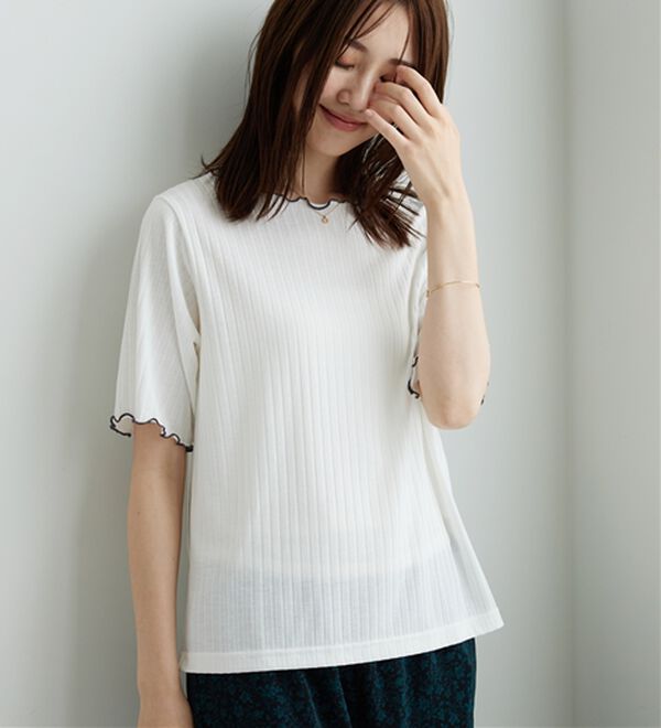 BELLUNA（ベルーナ）の「【2点セット】メローインナー＆キャミワンピースセット（アンサンブル）」｜詳細画像