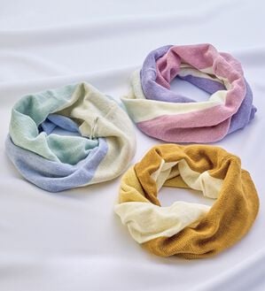 「日本製　綿麻ＵＶスヌード（その他ファッション小物）」｜詳細画像