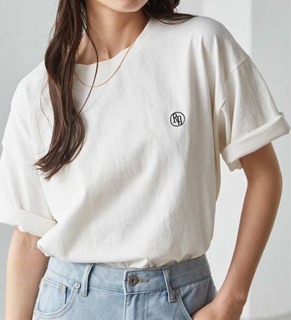 RANAN（ラナン）の「ヴィンテージライクロゴTシャツ（カットソー）」｜詳細画像