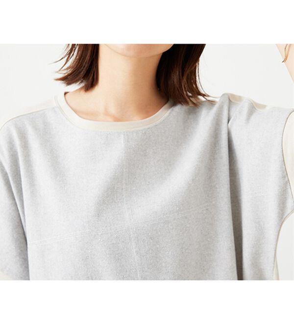 BELLUNA（ベルーナ）の「ステッチデザイン切替プルオーバー（カットソー）」｜詳細画像