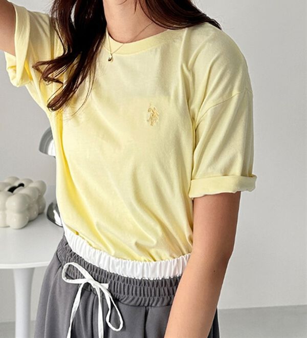 GeeRA（ジーラ）の「【Ｕ．Ｓ．　ＰＯＬＯ　ＡＳＳＮ．】カラーTシャツ（Tシャツ）」｜詳細画像