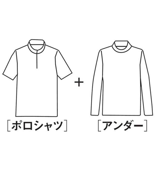 「＜フィラ＞コーデ済アンダー付迷彩ポロ（メンズポロシャツ）」｜詳細画像