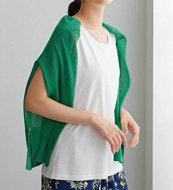 BELLUNA（ベルーナ）の「ヒンヤリ！綿１００％サマ見えタンクトップ（タンクトップ・キャミソール）」｜詳細画像