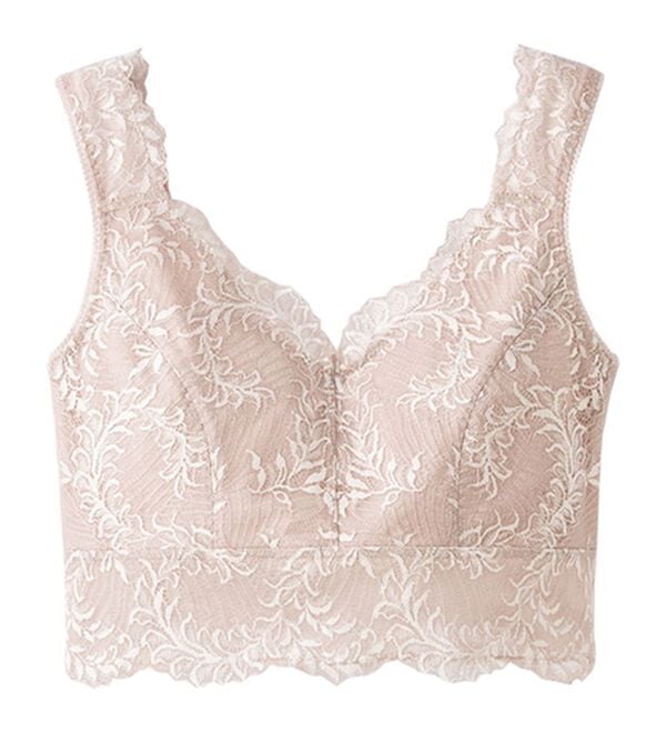 LAVIENNE（ラヴィエンヌ）の「着るだけ簡単！やせ見せフラットバストブラ（ブラジャー）」｜詳細画像