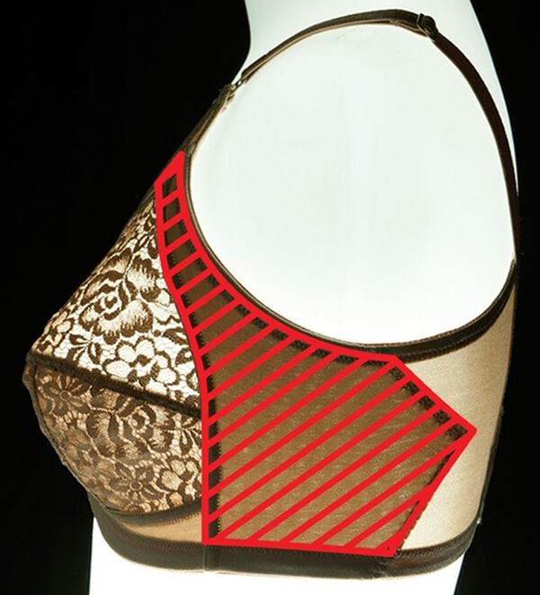 LAVIENNE（ラヴィエンヌ）の「【４色組】すっぽり包んでスッキリブラ（ブラジャー）」｜詳細画像