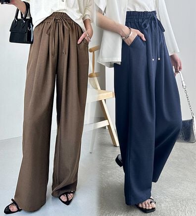 GeeRA（ジーラ）の「【体型カバー】上品なのにラクちんワイドパンツ（フルレングスパンツ）」