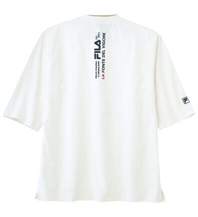 「＜フィラ＞綿１００％　キシリトール加工５分袖Ｔシャツ（メンズシャツ）」