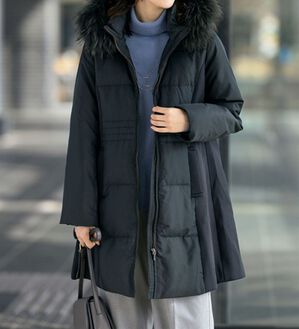 細見えリアルファー付ダウンコート - ベルーナ【公式】