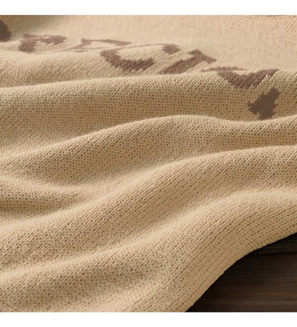 Viola e Viola（ヴィオラ エ ヴィオラ）の「ゆるシルエットロゴデザインニットトップス（ニット・セーター）」｜詳細画像