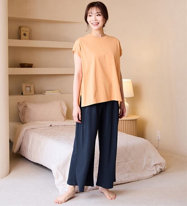 LAVIENNE（ラヴィエンヌ）の「着回し自在ワイドパンツ（ワイドパンツ・ガウチョ）」｜詳細画像