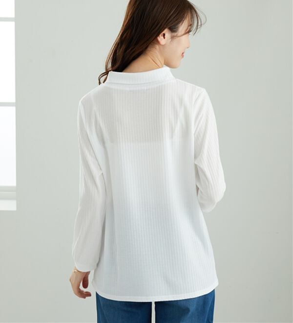 BELLUNA（ベルーナ）の「【インナー付き】透かしドルマンベストアンサンブル（アンサンブル）」｜詳細画像