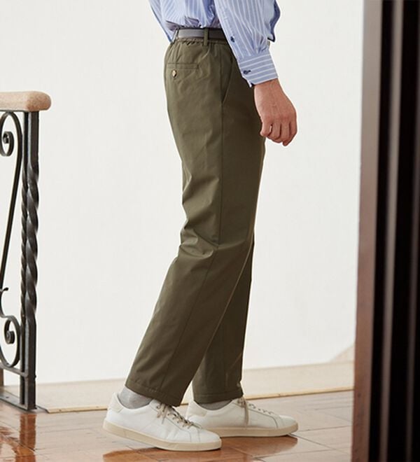 「＜アーノルド　パーマー＞進化系！すっきりハイブリッドダウンパンツ（メンズフルレングスパンツ）」｜詳細画像