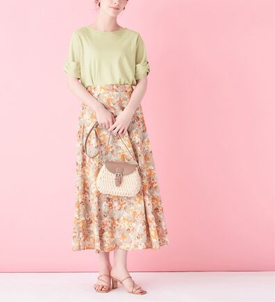 alotta（アロッタ）の「【接触冷感】袖リボンデザイントップス（カットソー）」