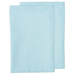 「三方開き敷ふとんカバー２枚組（掛布団カバー）」｜平織ブルー