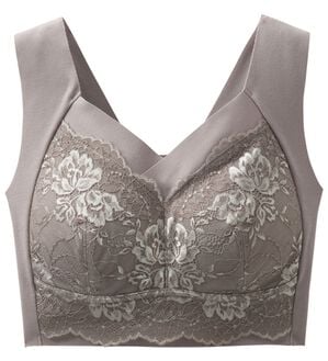 LAVIENNE（ラヴィエンヌ）の「楽なママお出かけブラ（ノンワイヤーブラ）」｜モカ