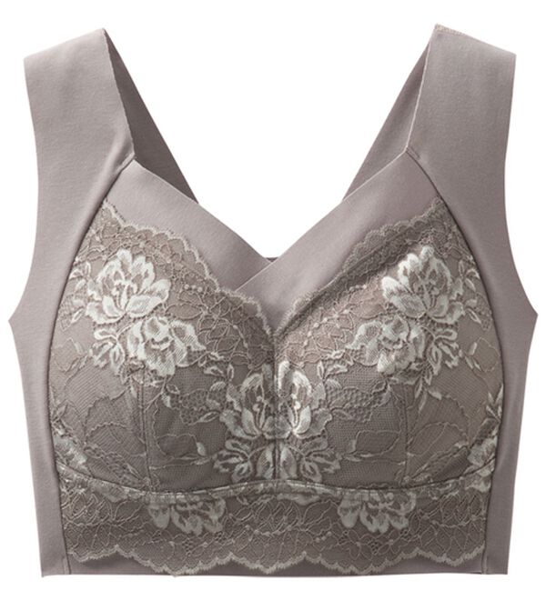 LAVIENNE（ラヴィエンヌ）の「楽なママお出かけブラ（ノンワイヤーブラ）」｜モカ