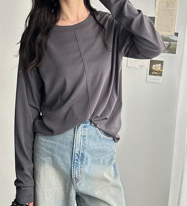 GeeRA（ジーラ）の「着回し自在！スラブシアートップス（カットソー）」｜詳細画像