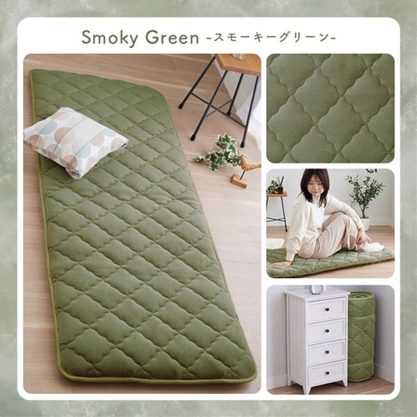 iellio（イエリオ）の「収納簡単とろけるマイクロ素材抗菌防臭極厚ごろ寝マット（敷布団）」｜詳細画像